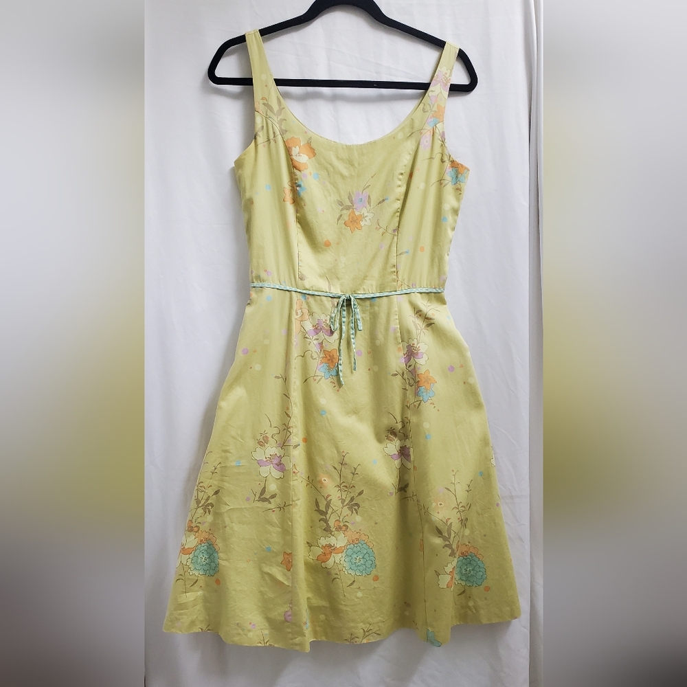 Floral Fit And Flare Sz 6 Dress
